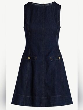 Free Assembly Denim Dress Sz 14 NWT